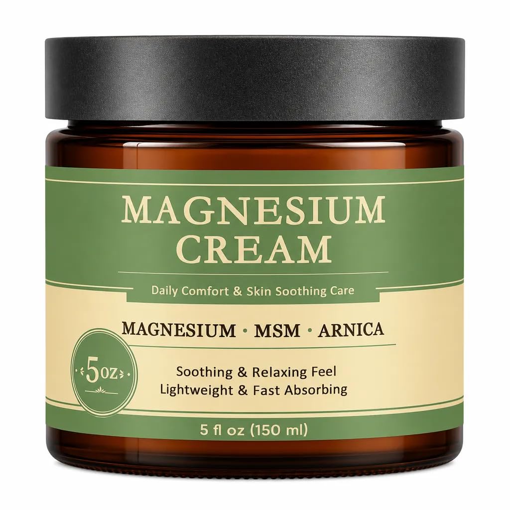 PLYNXE Magnesium Cream for Sleep & Muscle Relief 5oz