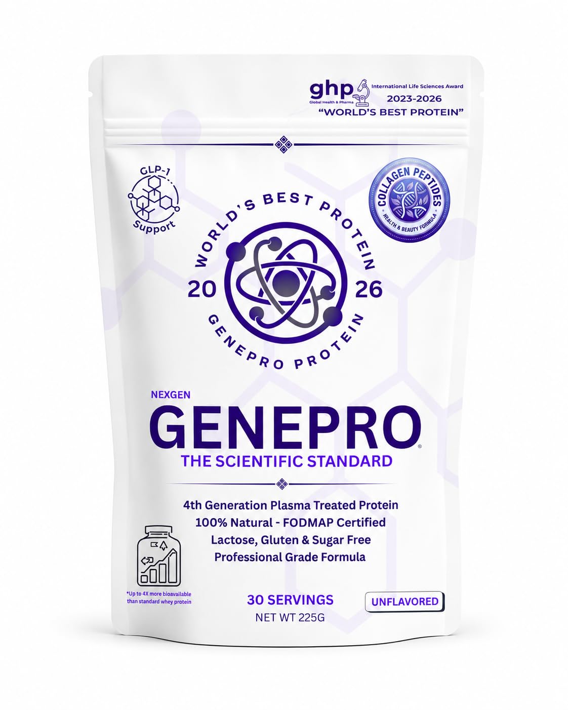 Genepro NexGen Unflavored Collagen Peptides - GENEPRO GEN. 3 Official Imagery - 2