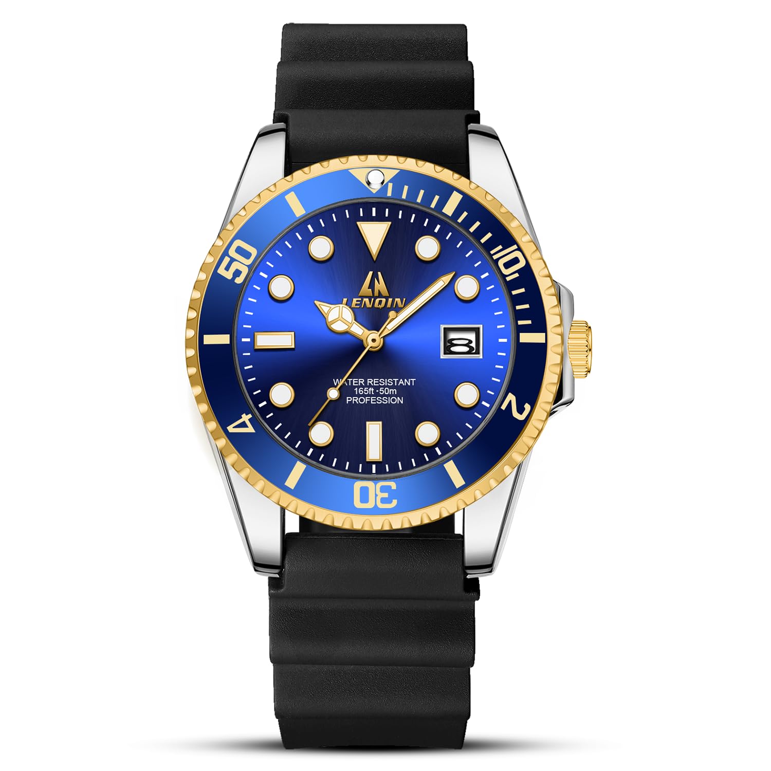 LN LENQIN Mens Watches Stainless Steel Waterproof Watch for Men - View 8