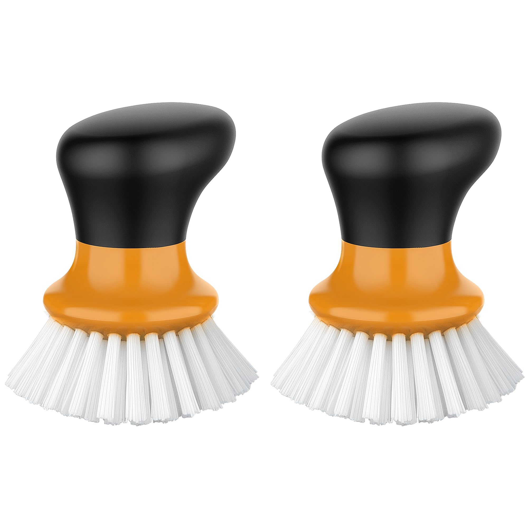MR.SIGA Dish Scrub Brush, Palm Brush Dish Scrubber, Gray, Pack of 2 - View 9