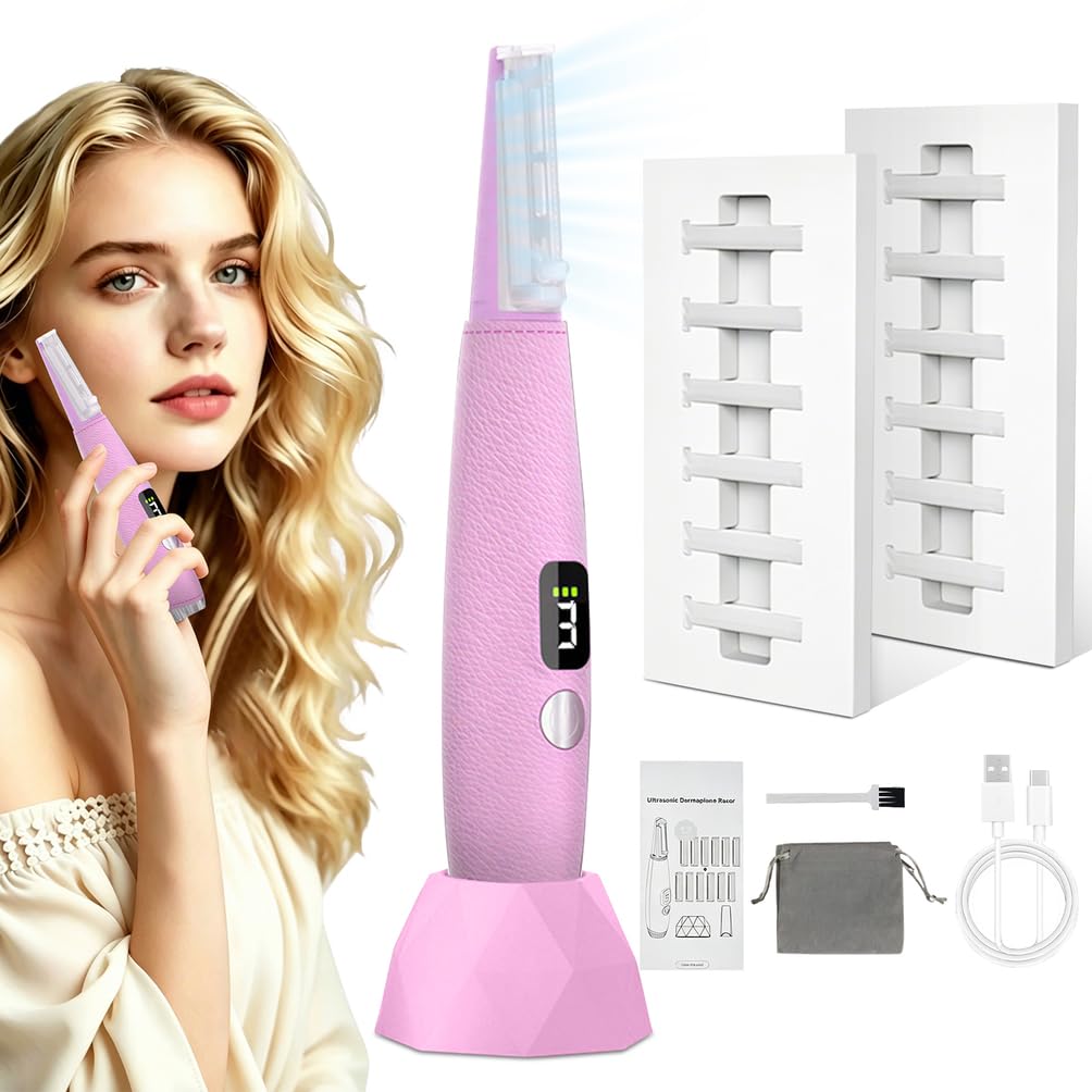 Sonic Dermaplane Razor for Women Face Hair Peach Fuzz - YAORUTY Official Imagery - 2