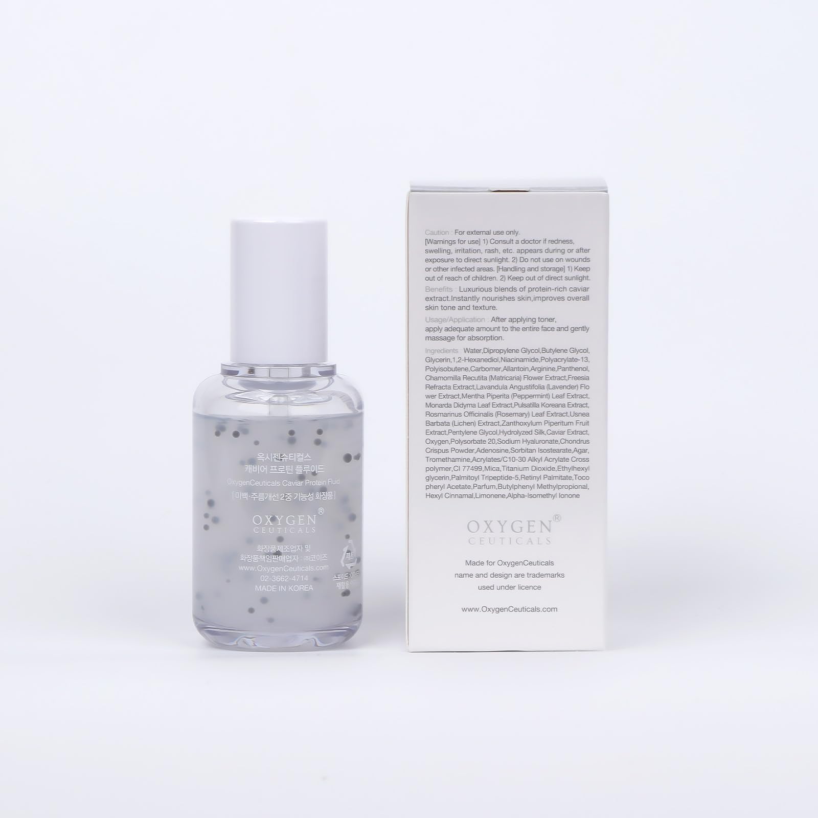 OxygenCeuticals Caviar Protein Fluid – Total Anti-Aging Ampoule - OxygenCeuticals