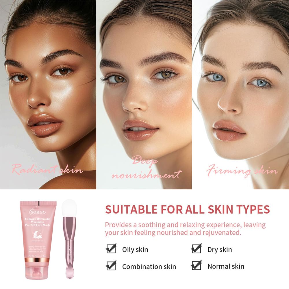 Sokgo Collagen Overnight Wrapping Mask Intensive Hydration - Sokgo Official Product Imagery - 8
