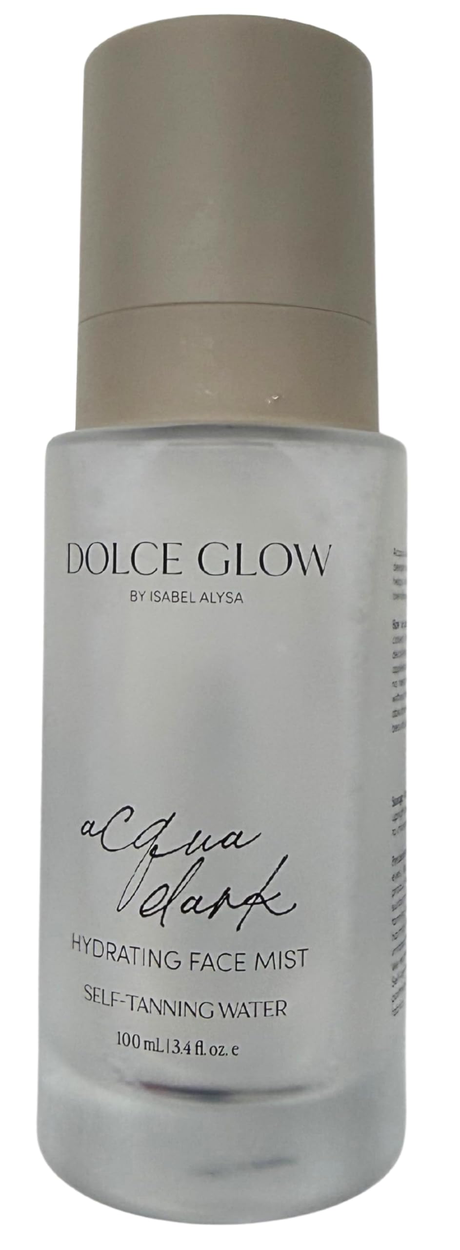 Dolce Glow Acqua Dark Self Tanning Water Hydrating Face Mist - Dolce Glow Official Imagery - 4