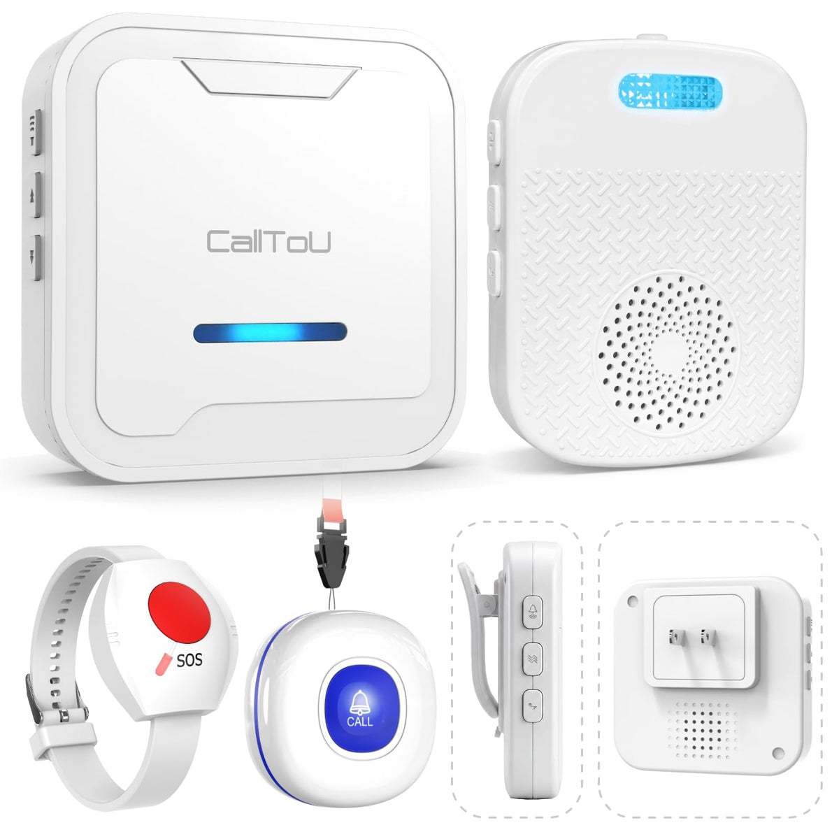 CallToU Caregiver Pager Wireless Call Button for Elderly - CallToU Official Imagery - 8