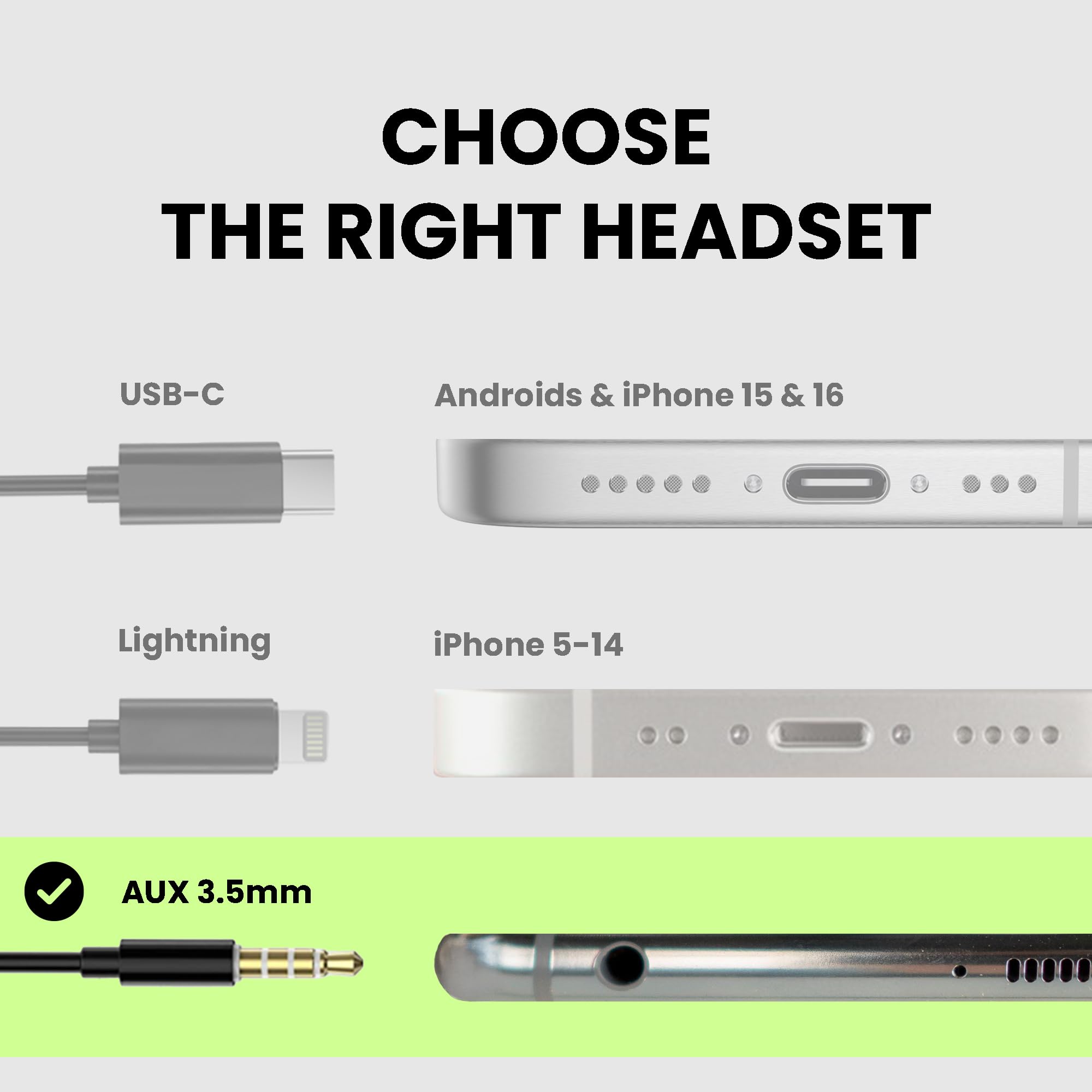 Avantree Resolve – 3.5mm AUX Wired Open-Ear Earbuds w/Mic & Over- - Avantree Official Product View 4