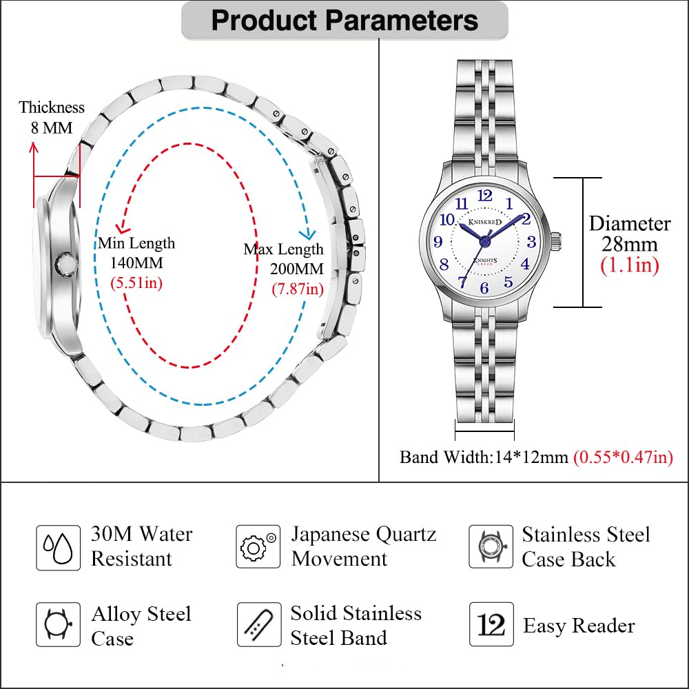 Easy Reader Dress Watch for Women - KNISKRED Official Imagery - 7