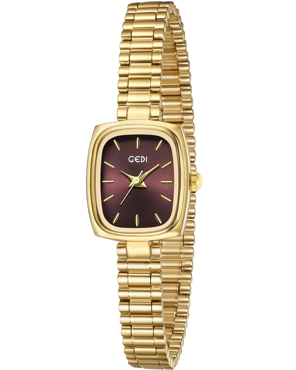 FORSINING Square Small Gold Watches for Women Ladies Quartz - FORSINING Official Imagery - 1
