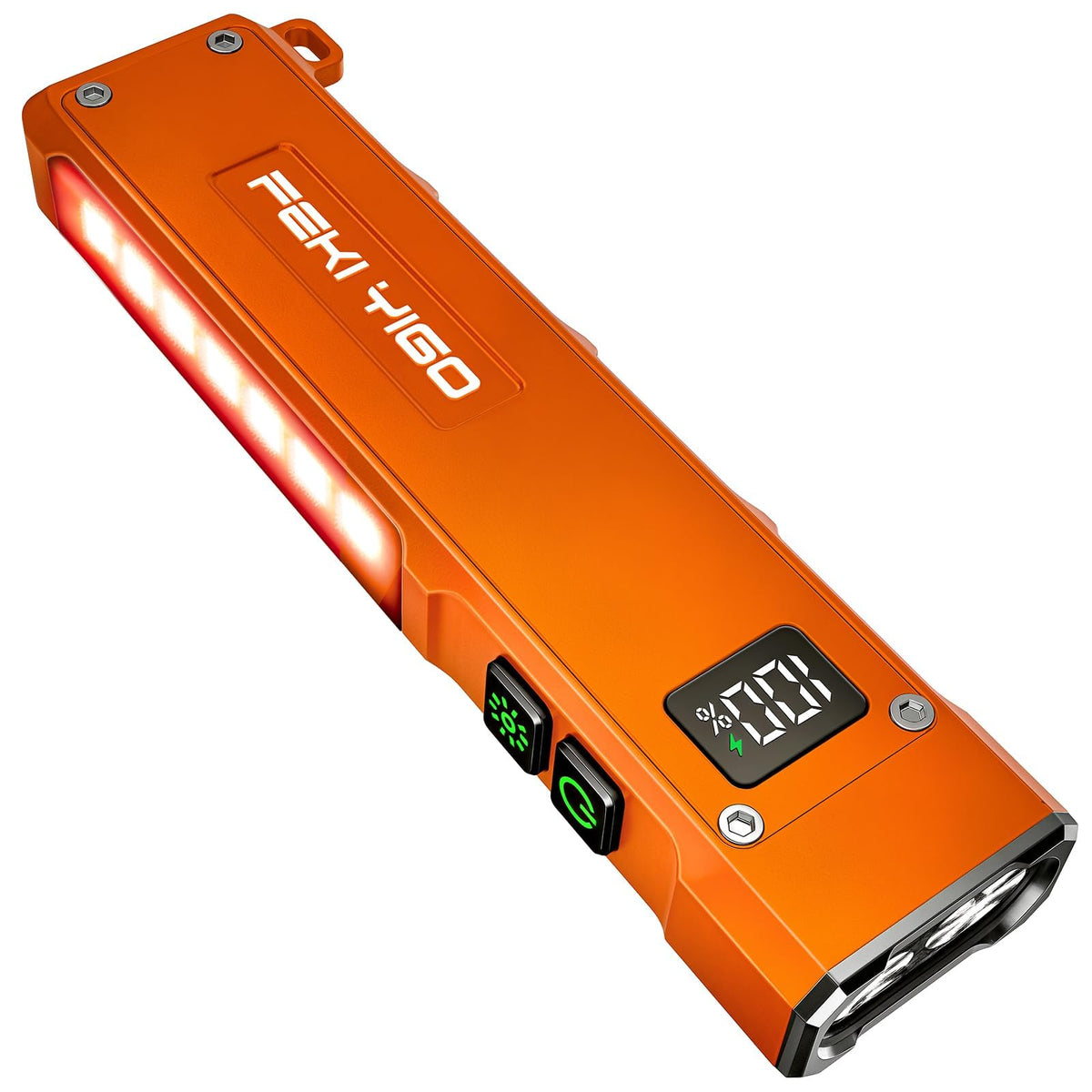 Feki Yigo Flat EDC Rechargeable Flashlight 1800 Lumens - Feki Yigo Official Imagery - 2