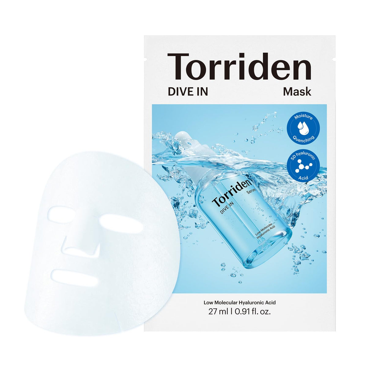 Torriden DIVE IN Hyaluronic Acid Facial Mask - Torriden Official Imagery - 2