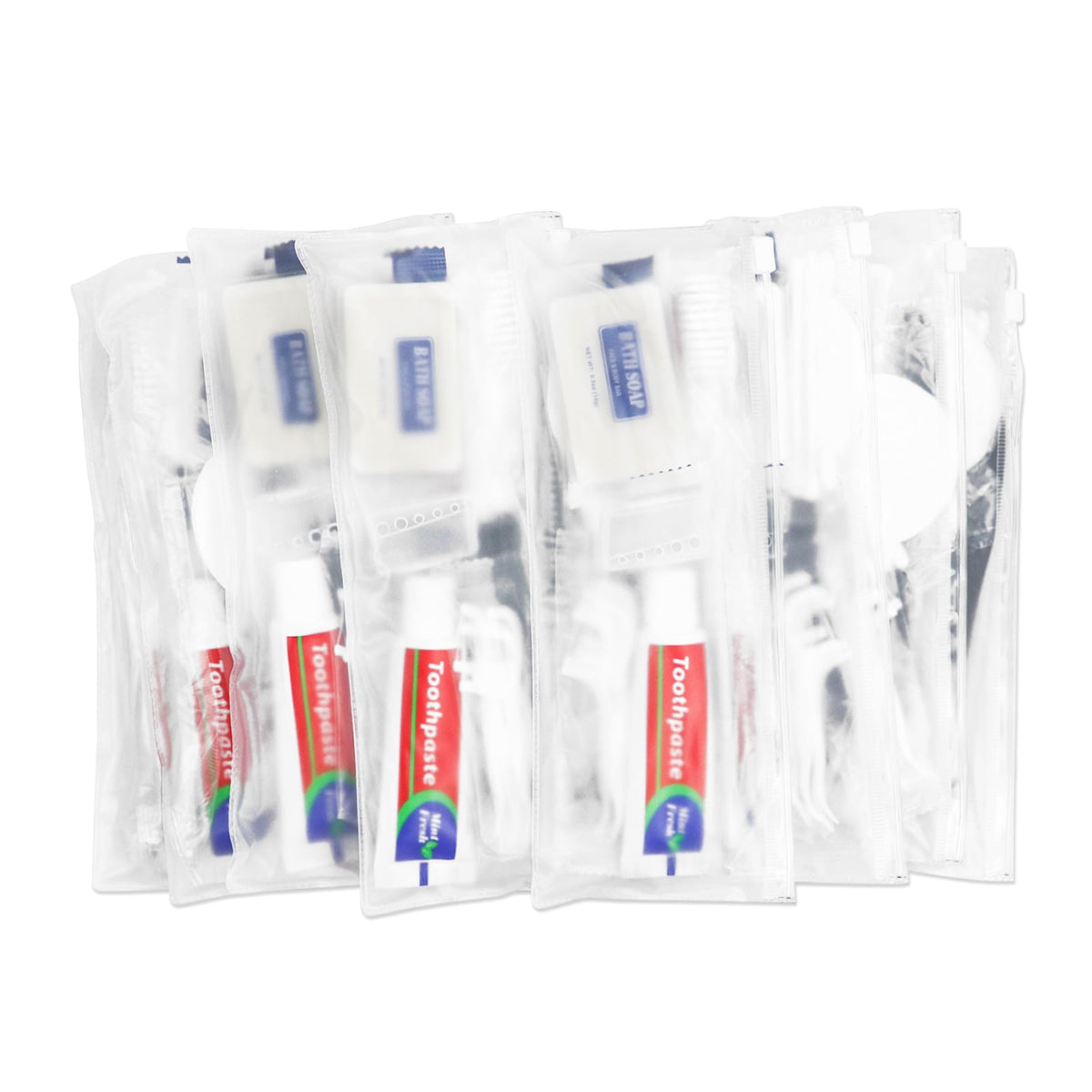 100 Sets Personal Hygiene Kit Bulk Disposable Toothbrushes - HQSLsund Official Imagery - 7