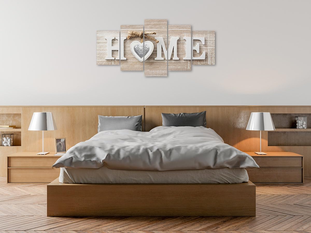 Biufo Home Sign Canvas Wall Art 5 Pieces Modern Farmhouse - Biufo Official Imagery - 5
