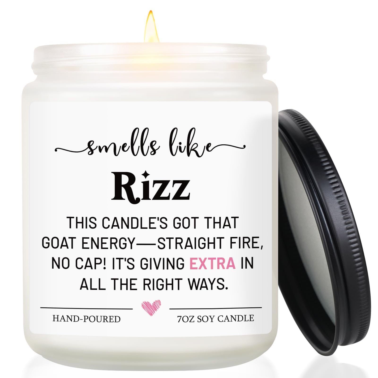 Teen Girls Teen Boys Gifts, Lavender Rizz Candle for Gen Z - Product Imagery