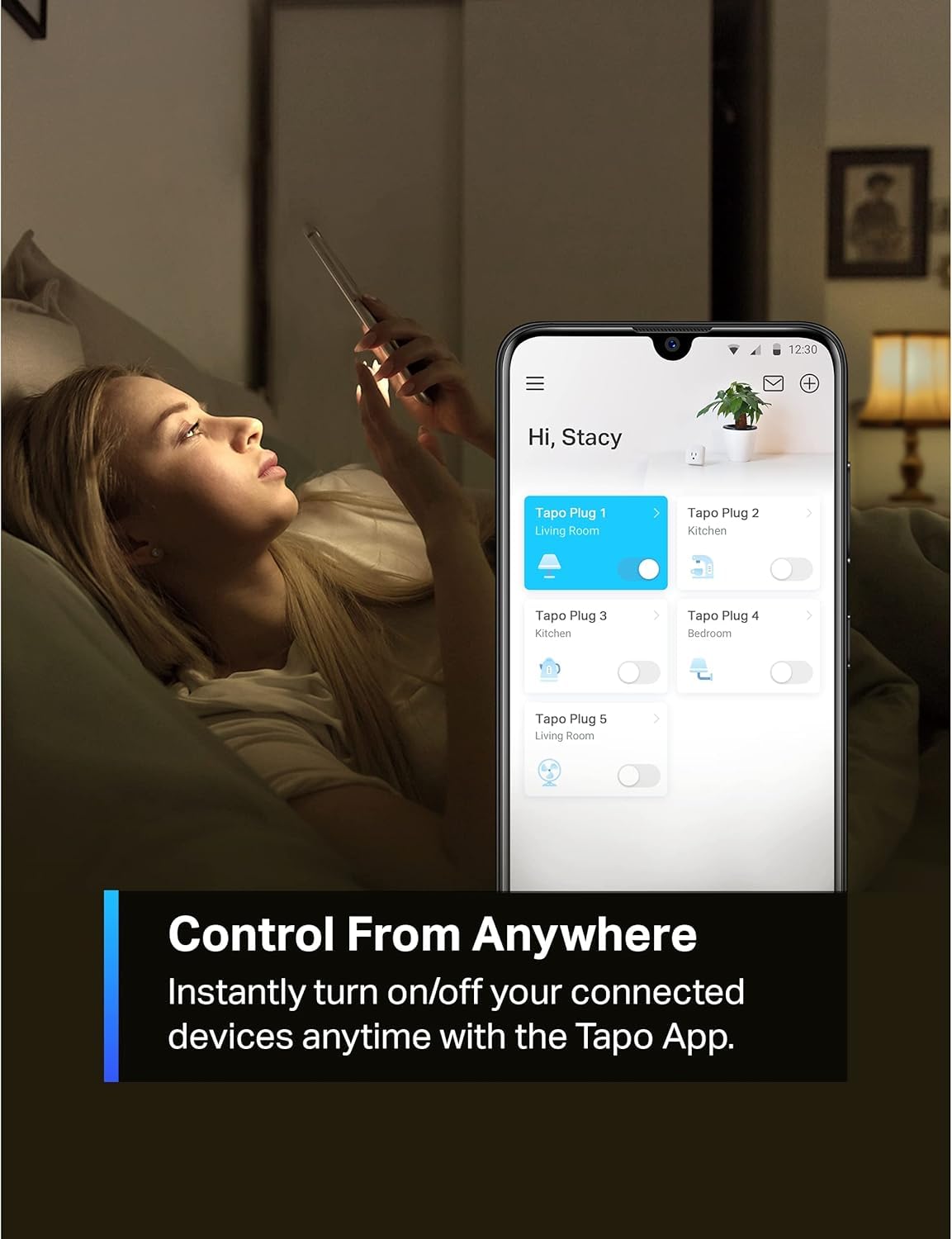 Tapo Smart Plug Mini 15A Smart Wi Fi Plug P105 - Tapo Official Imagery - 4