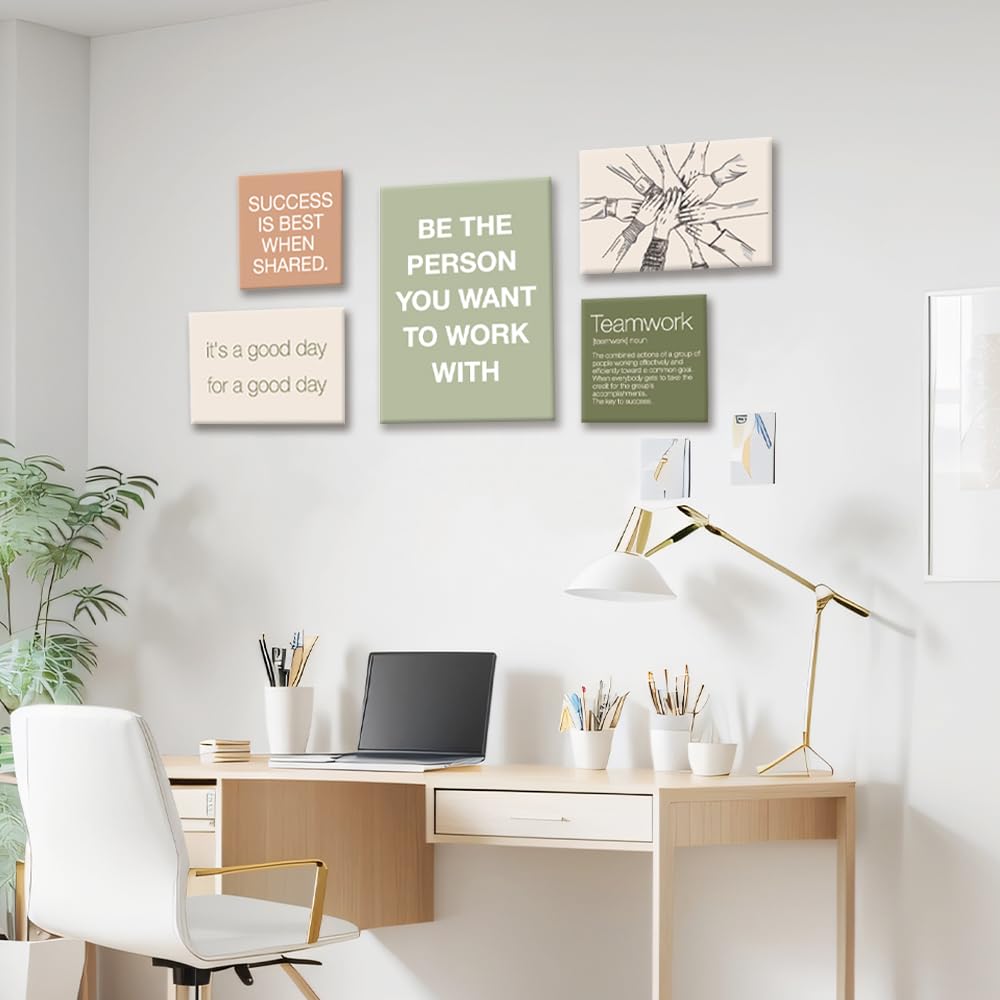 YEOION Office Wall Decor Motivational Teamwork Wall Art - YEOION Official Imagery - 6