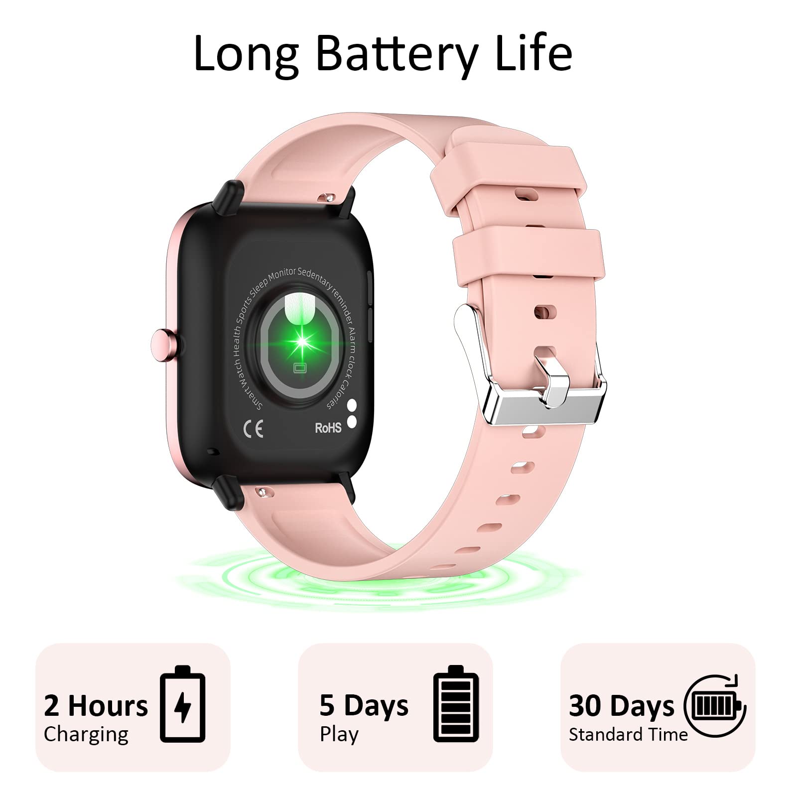 Choiknbo Smartwatch for Women - Call, Fitness Tracker, Heart Rate & Sl - View 9