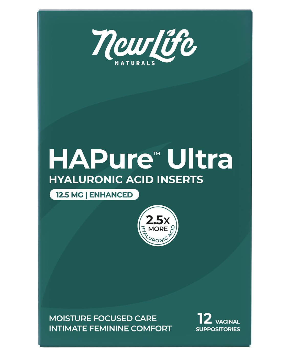 NewLife Naturals HAPure Ultra Hyaluronic Acid Suppositories - NewLife Naturals Official Imagery - 2