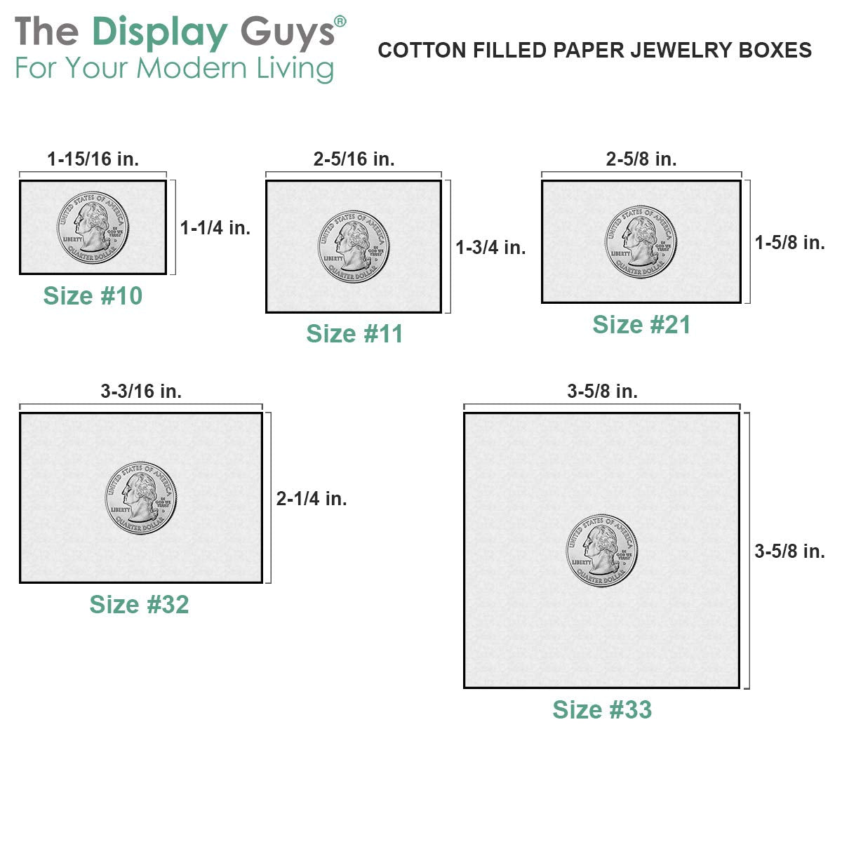 TheDisplayGuys 25 Cardboard Gift Jewelry Boxes w Paddings 34 - TheDisplayGuys For Your Modern Living Official Imagery - 7