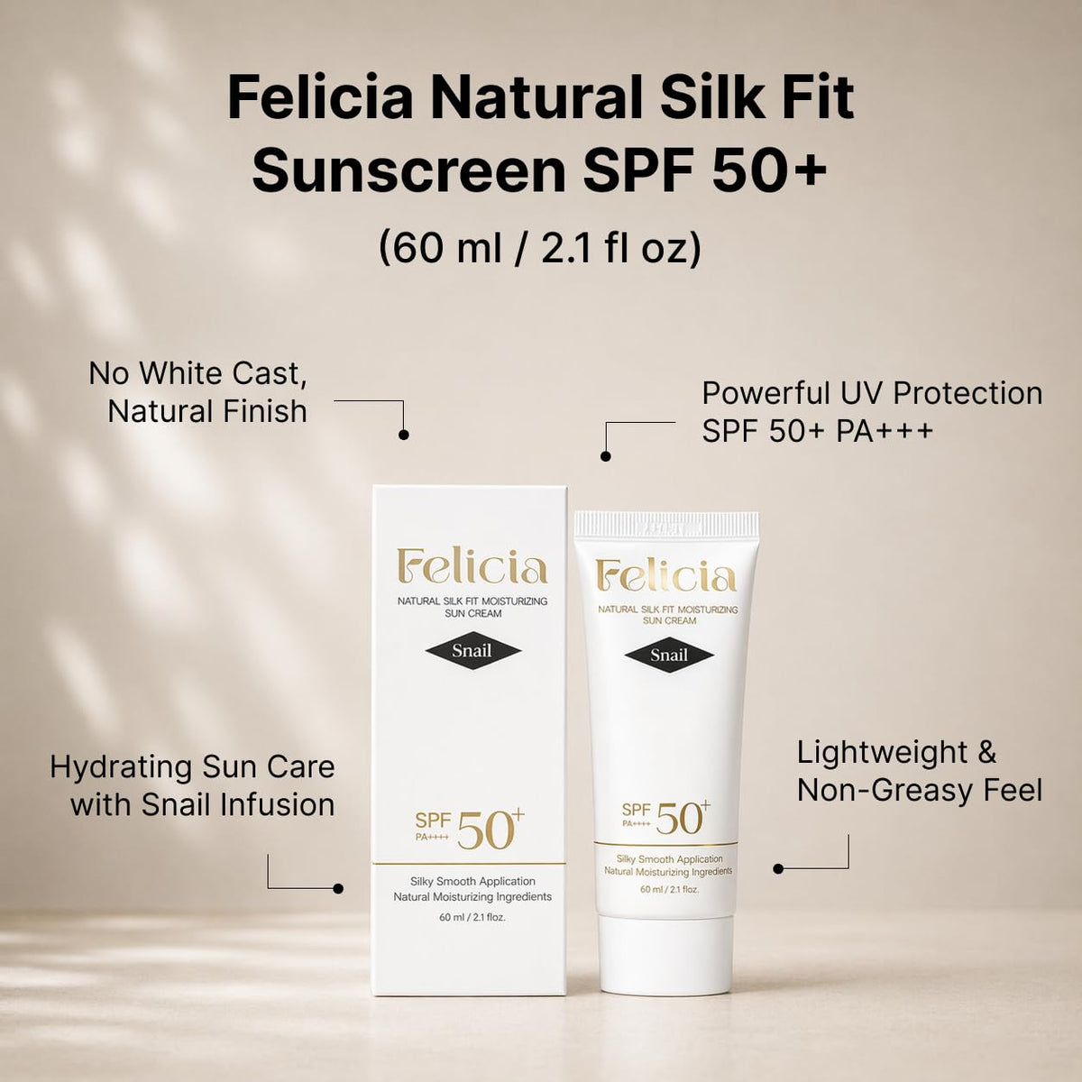 Korean Snail Mucin Sunscreen - Premium Selection Official Imagery - 3