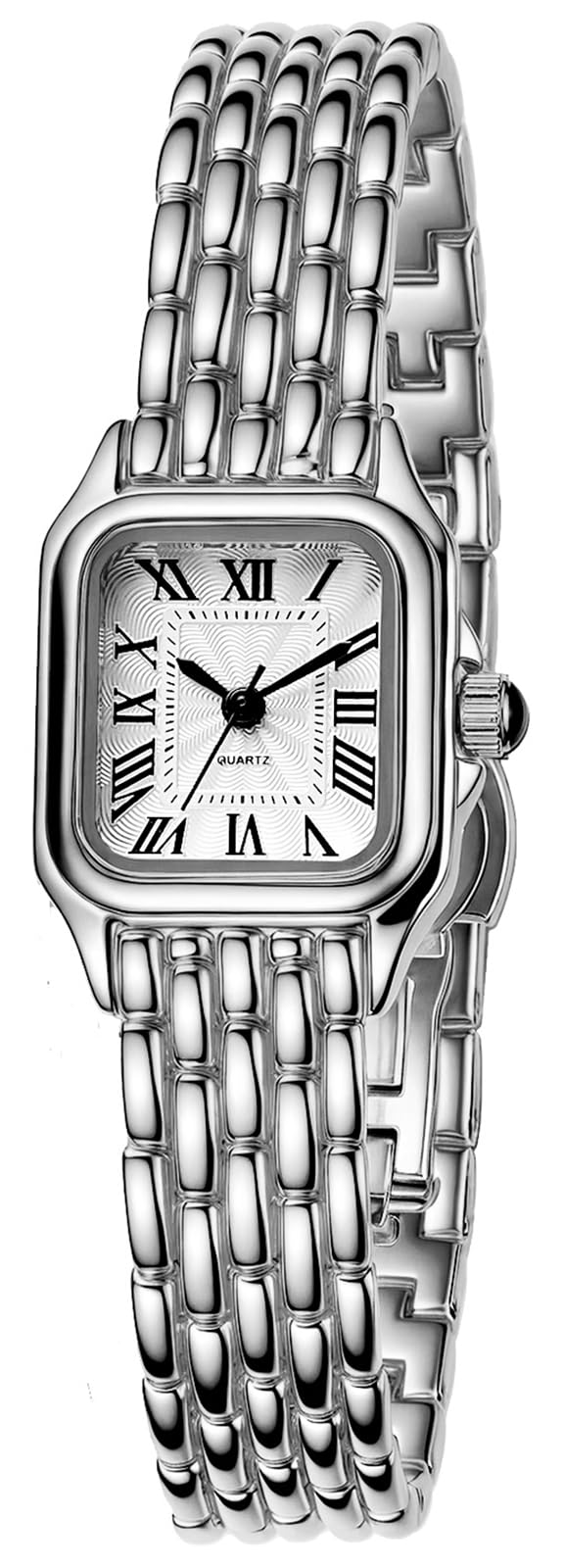 Gold Watches for Women with Square Roman Dial Vintage Small - ADSBIAOYE Official Imagery - 1
