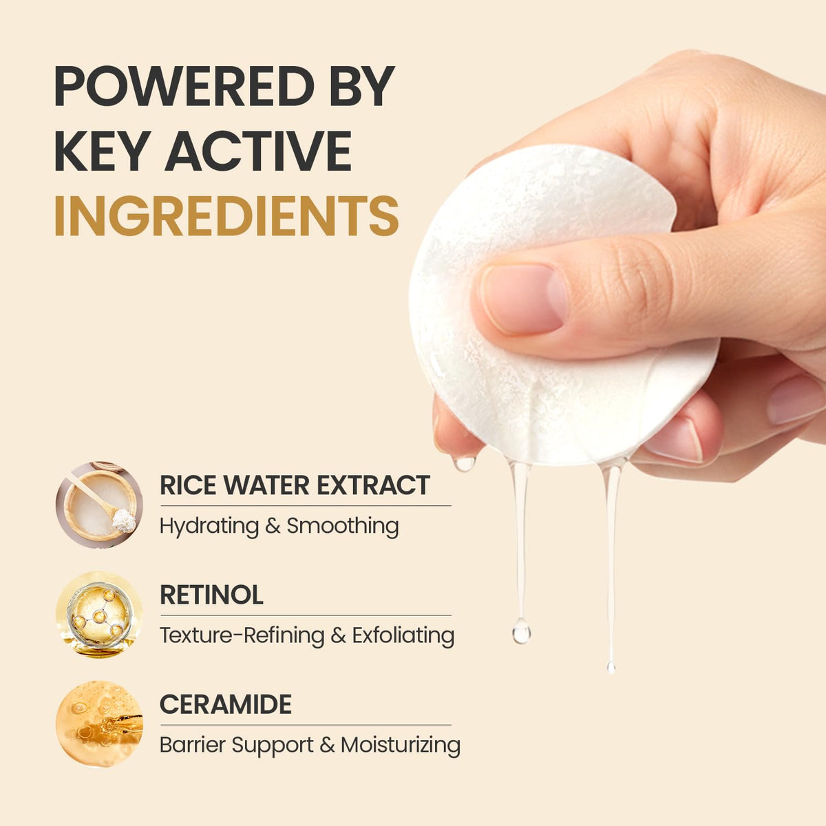 OOTD Rice Water Toner Pads for Glass Skin 70 Pads - #OOTD Official Imagery - 8