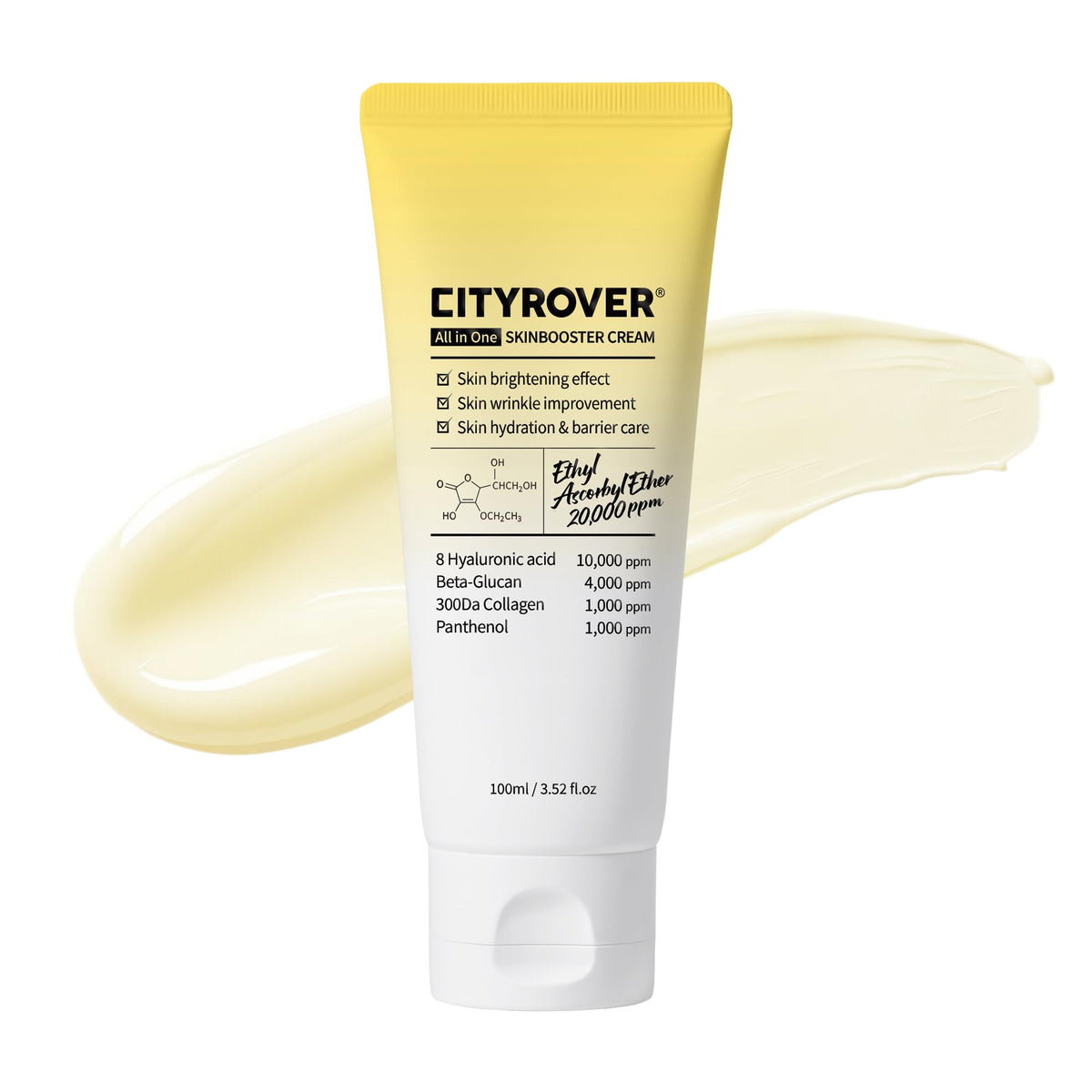 CITYROVER Skin Booster Cream with Vitamin C 8 Hyaluronic - bonkorea Official Imagery - 2