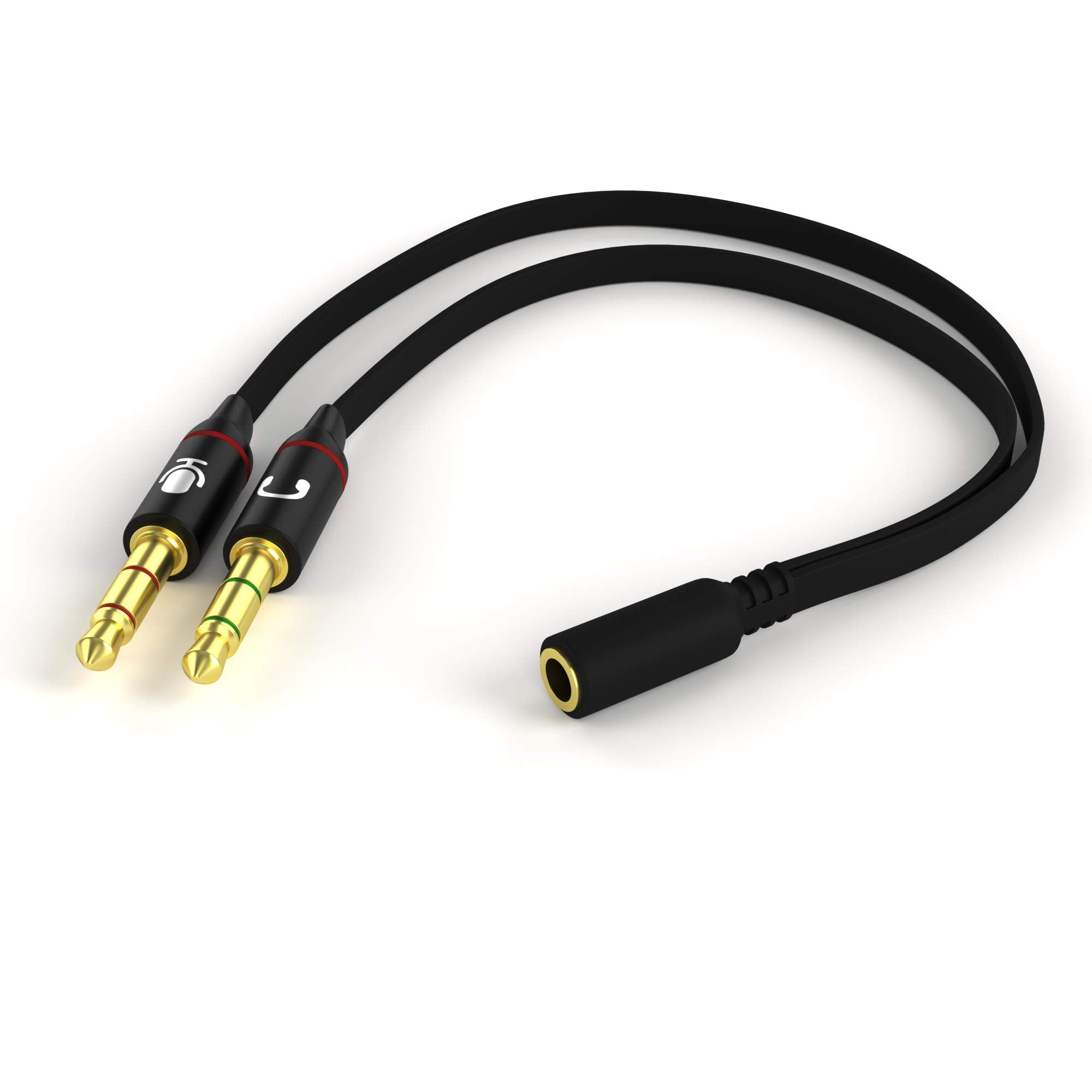 D & K Exclusives Headphone Splitter For Computer 3.5mm Female to by D & K Exclusives - Angle View 3