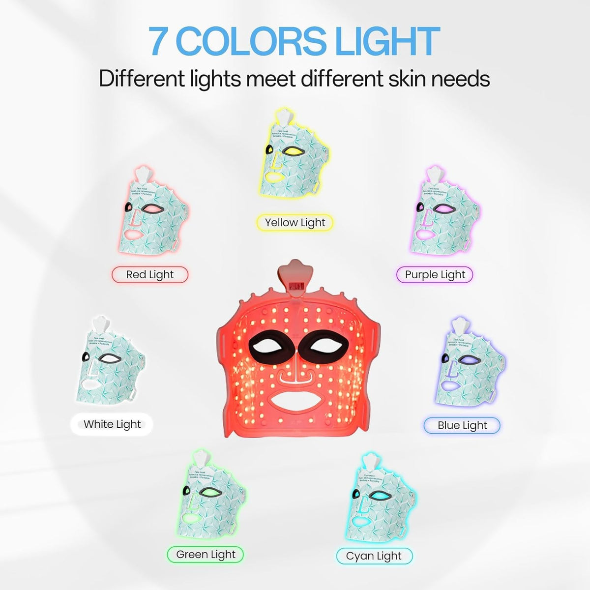 Red Light Mask for Face Women - Facego Official Imagery - 7