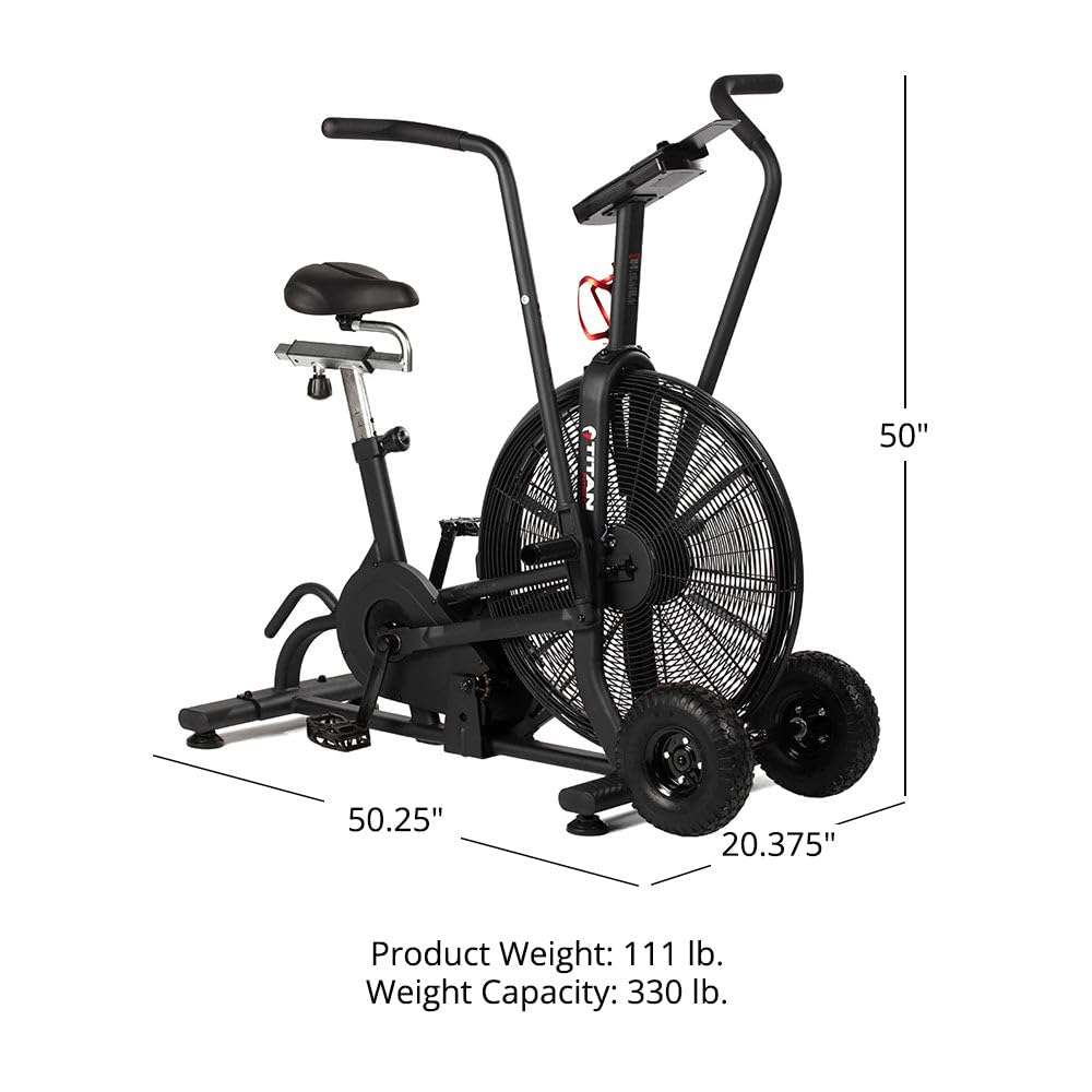 Titan Fitness Steel Fan Bike Exercise and Cardio Workout - Titan Fitness Official Imagery - 8