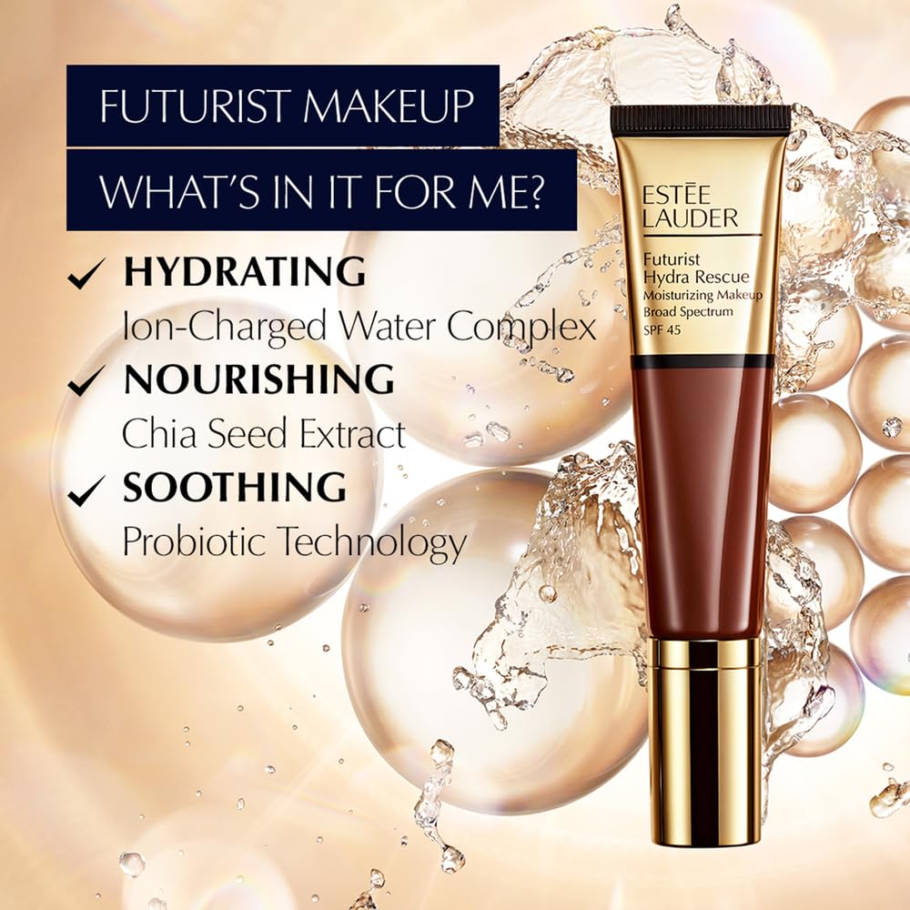 Est e Lauder Futurist Hydra Rescue Moisturizing Foundation - Premium Selection Official Imagery - 6
