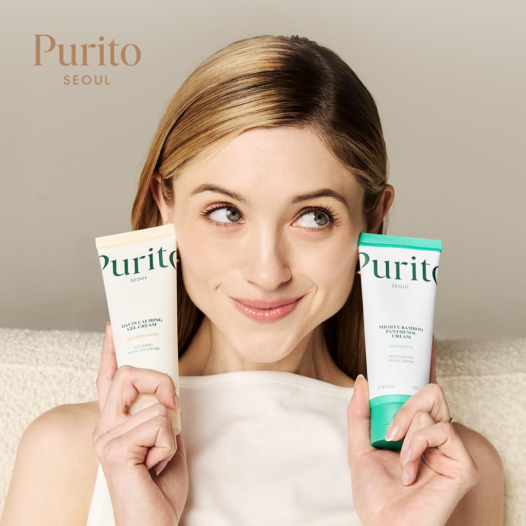 PURITO Oat Calming Gel Cream for Sensitive Skin, 3.38 fl.oz - PURITO Official Product View 9