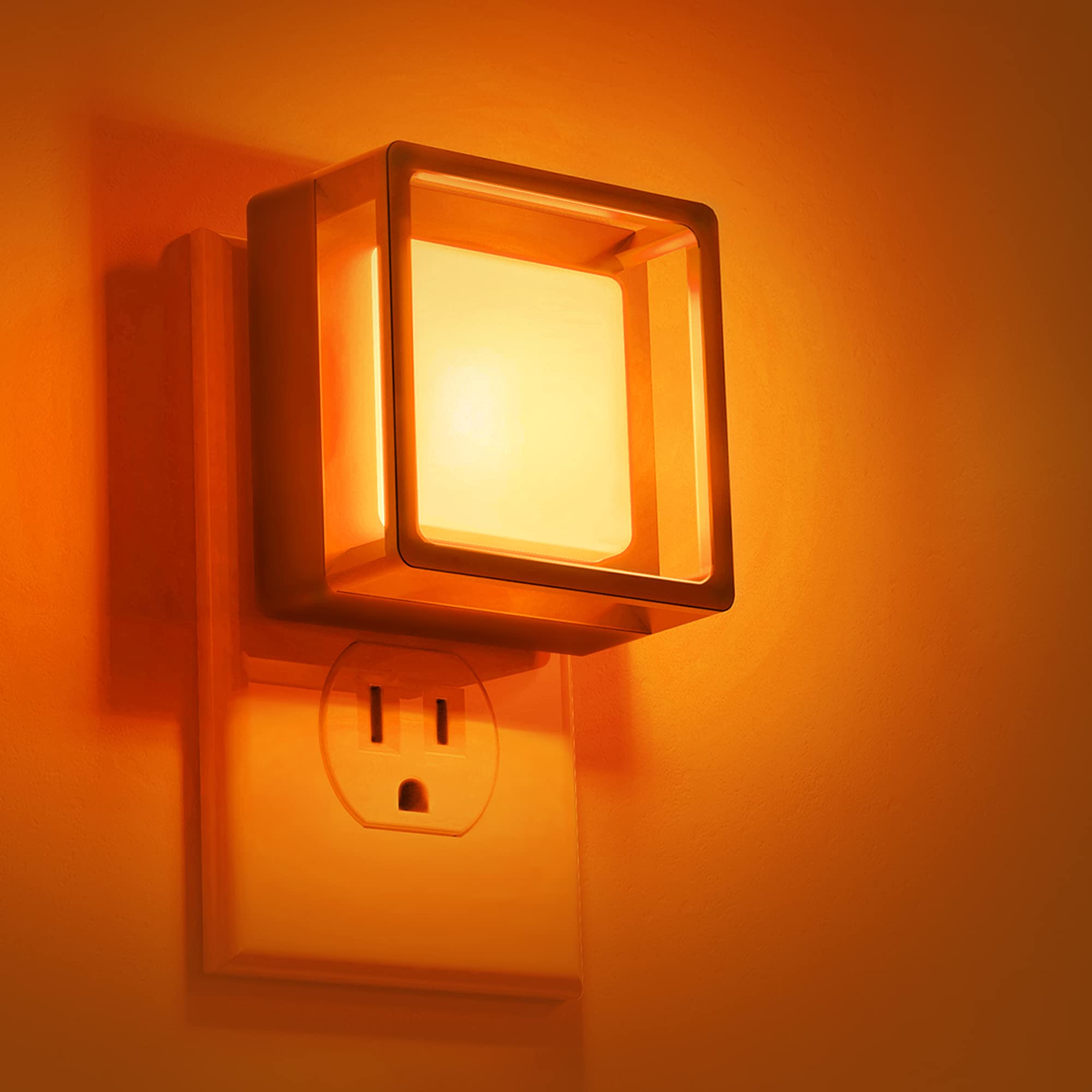 DORESshop Orange Night Light  ,Night Lights Plug Into Wall Halloween - DORESshop Official Product View 1