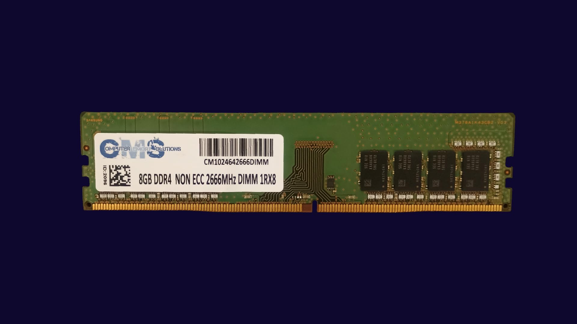 CMS 8GB (1X8GB) DDR4 21300 2666MHz Non ECC DIMM Memory Ram Upgrade Replacement for ASUS® Motherboard Pro B560M-C/CSM, Pro E500 G6 Workstation, Pro Q470M-C/CSM, Pro Q570M-C/CSM - D24