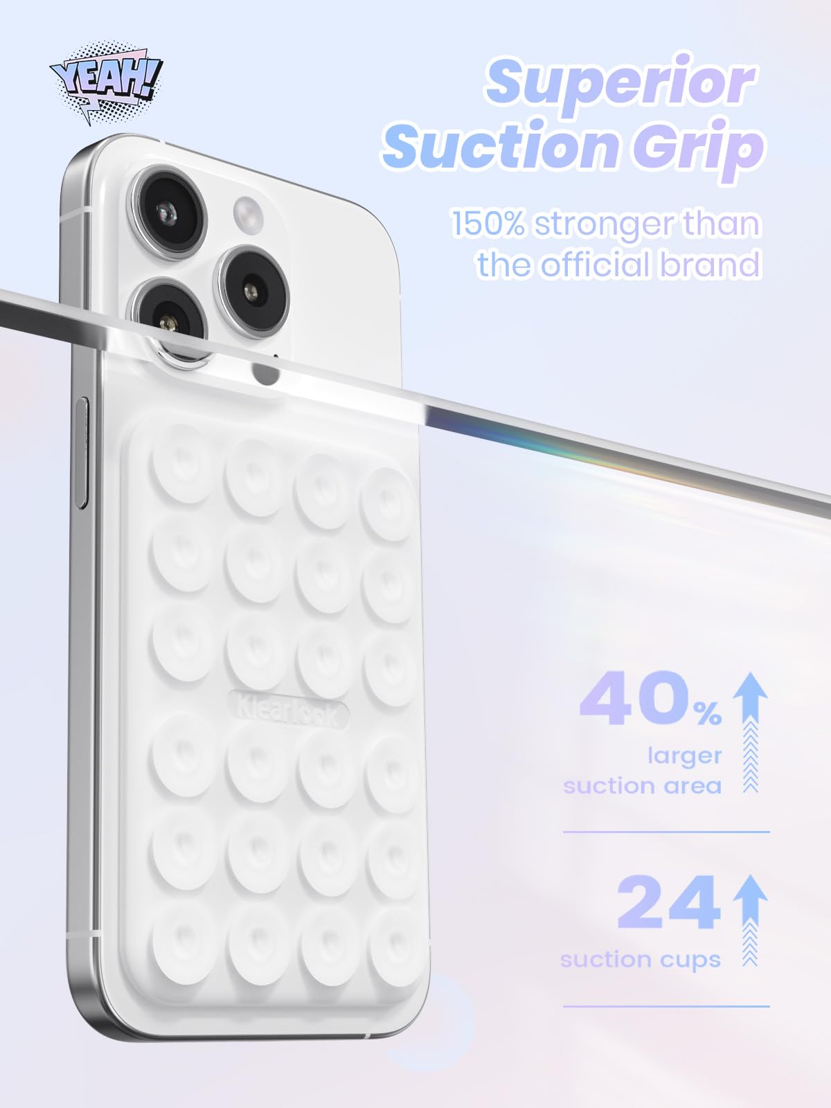 Klearlook Maximized Clarity! Klearlook Magnetic Suction Phone Mou by Klearlook Maximized Clarity! - Angle View 4