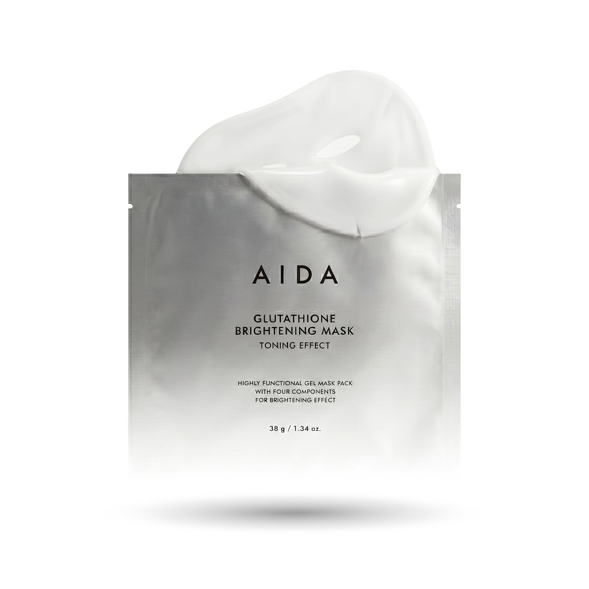 AIDA Glutathione Hydrating Face Mask Korean Sheet Mask for - AIDA Official Imagery - 2