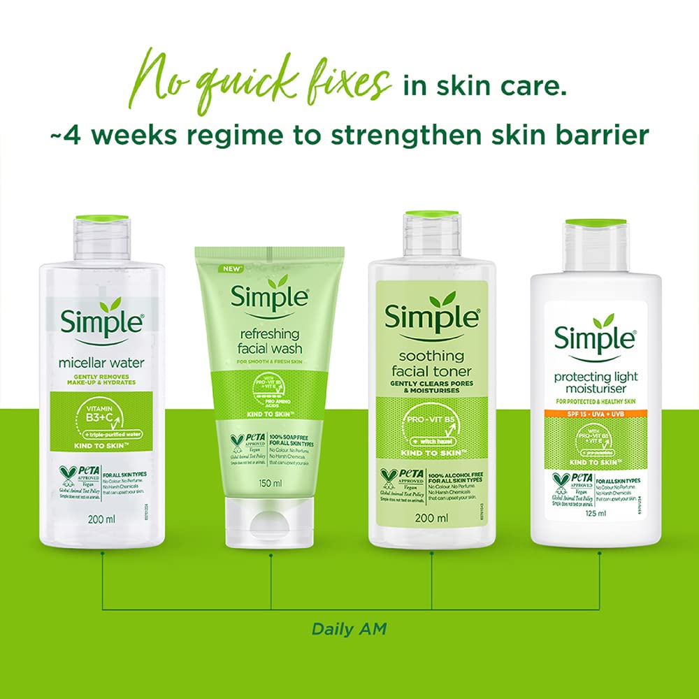 Simple Kind To Skin Micellar Cleansing Water 200Ml - 4.6               4.6 out of 5 stars