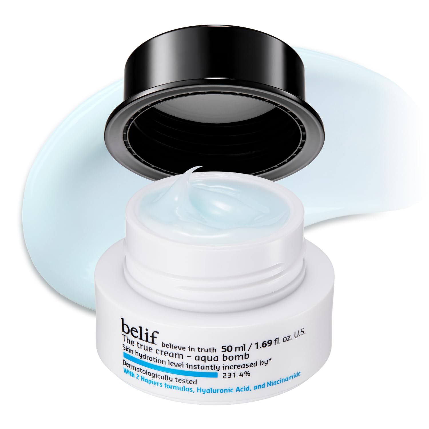 belif Aqua Bomb – Lightweight Gel Moisturizer with Niacinamide, - belif