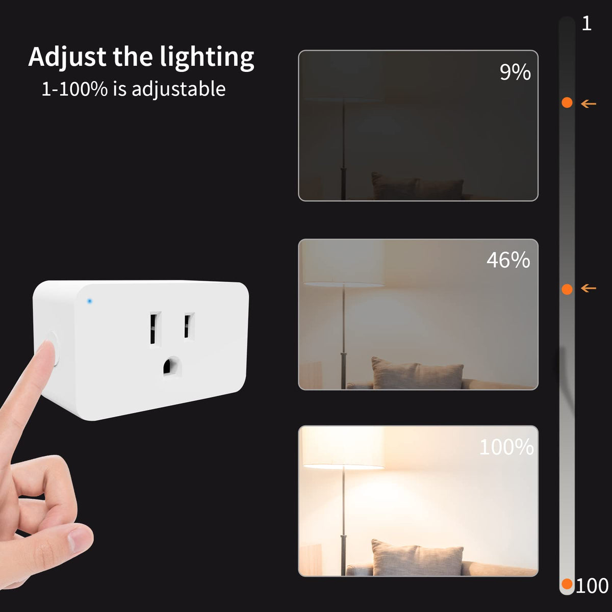 Smart Dimmer Plug 2 4G Wi Fi Dimmable Smart Plug 2 Way - new one Official Imagery - 4