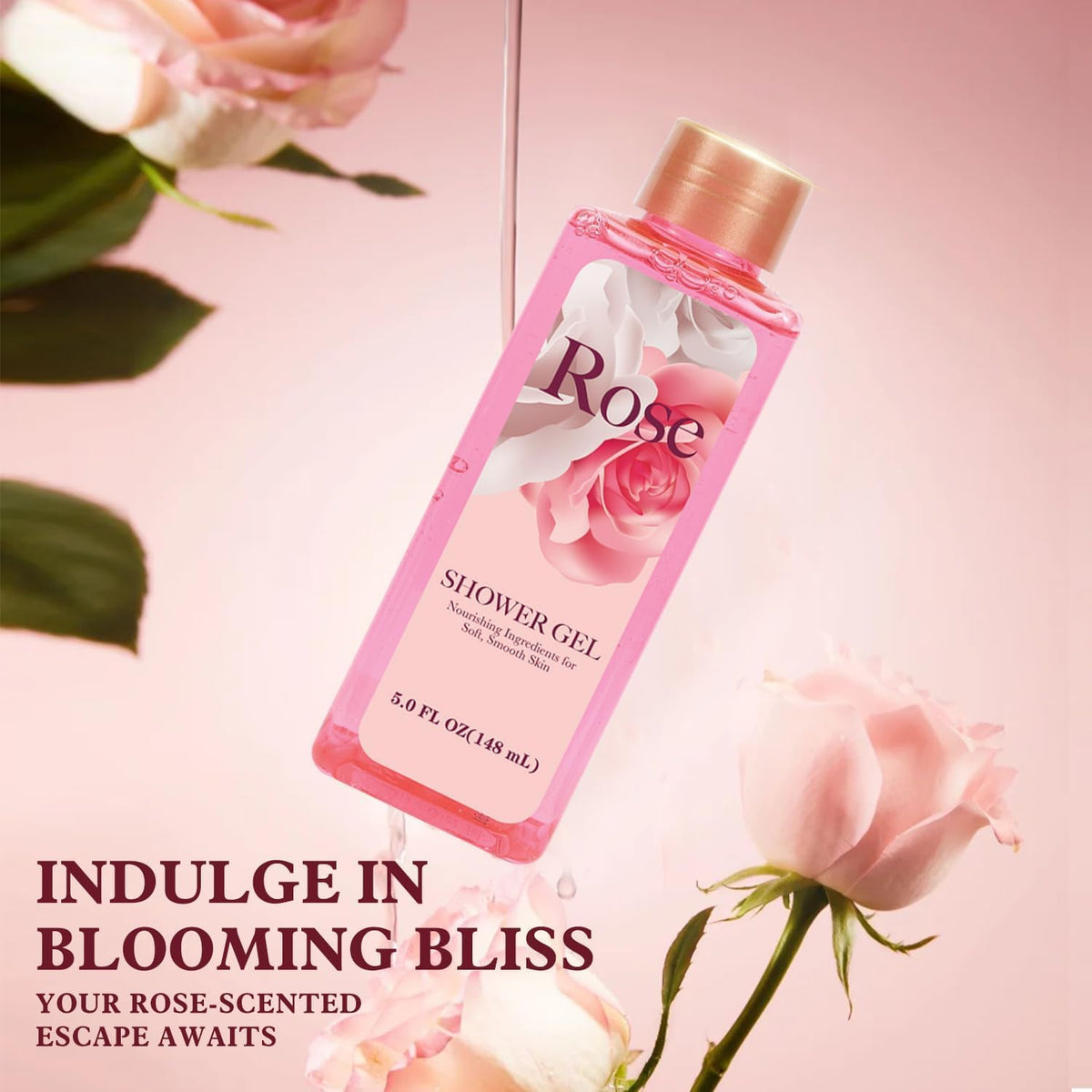 Spa Gifts for Women 6pcs Rose Womens Gift Sets Self Care - spa luxetique Official Imagery - 6