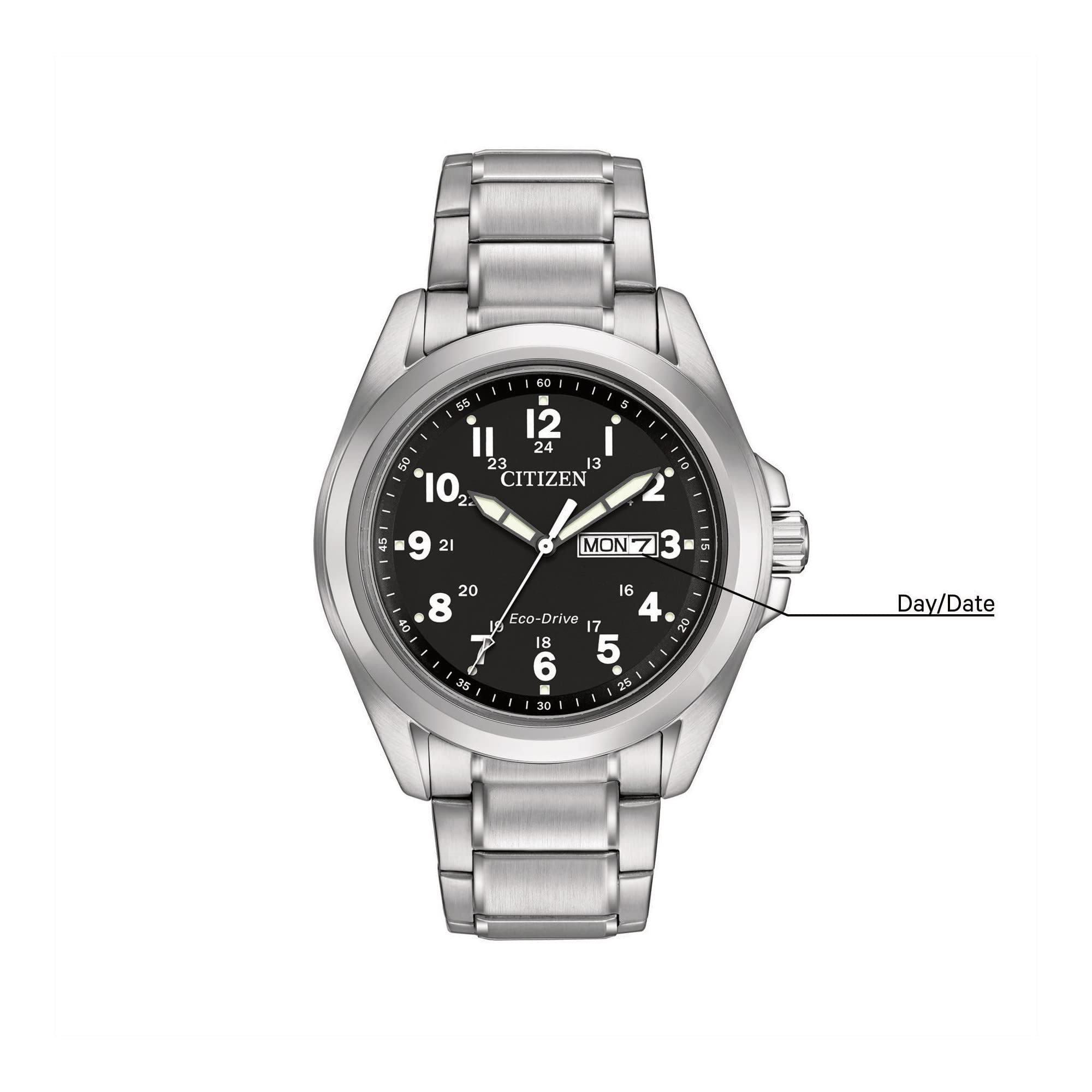 Citizen Men's Eco-Drive Weekender Garrison Field Watch in Stainless St - View 5