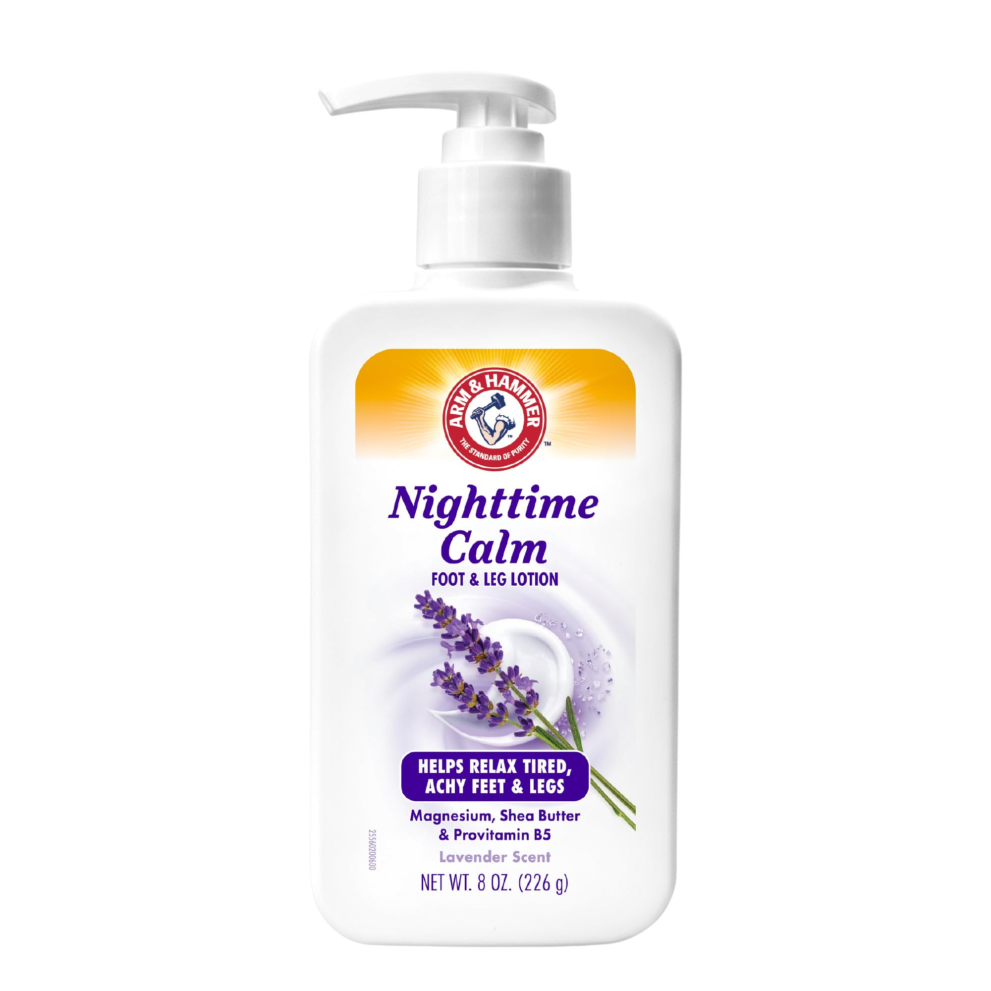Arm & Hammer Nighttime Calm Foot & Leg Lotion, Lavender, 8 oz