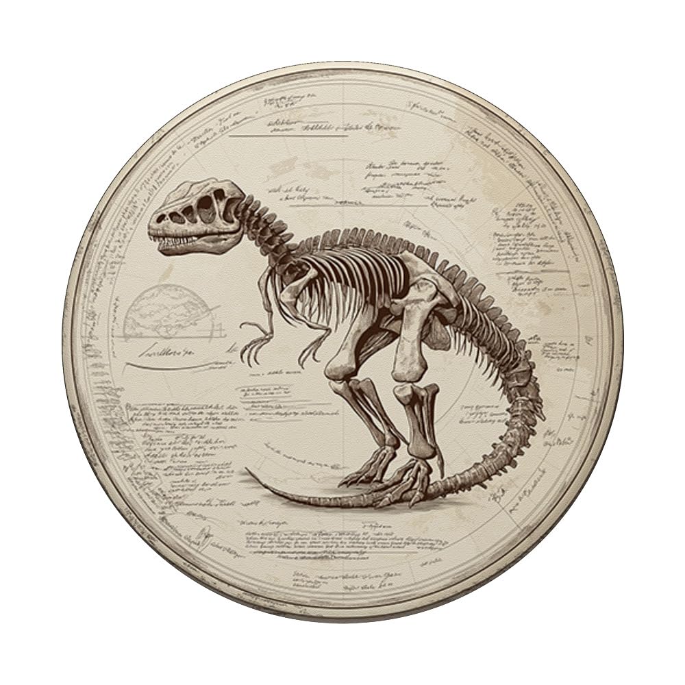 Vintage Dinosaur Fossil Gifts Dinosaur Fossil Paleontology Vintage Arc - View 3