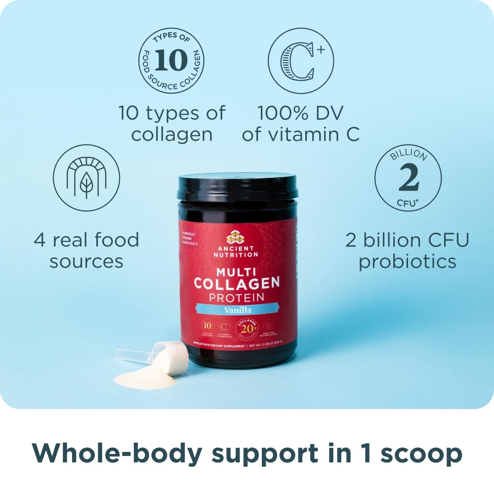 Ancient Nutrition Hydrolyzed Multi Collagen Peptides Powder - Ancient Nutrition Official Imagery - 5