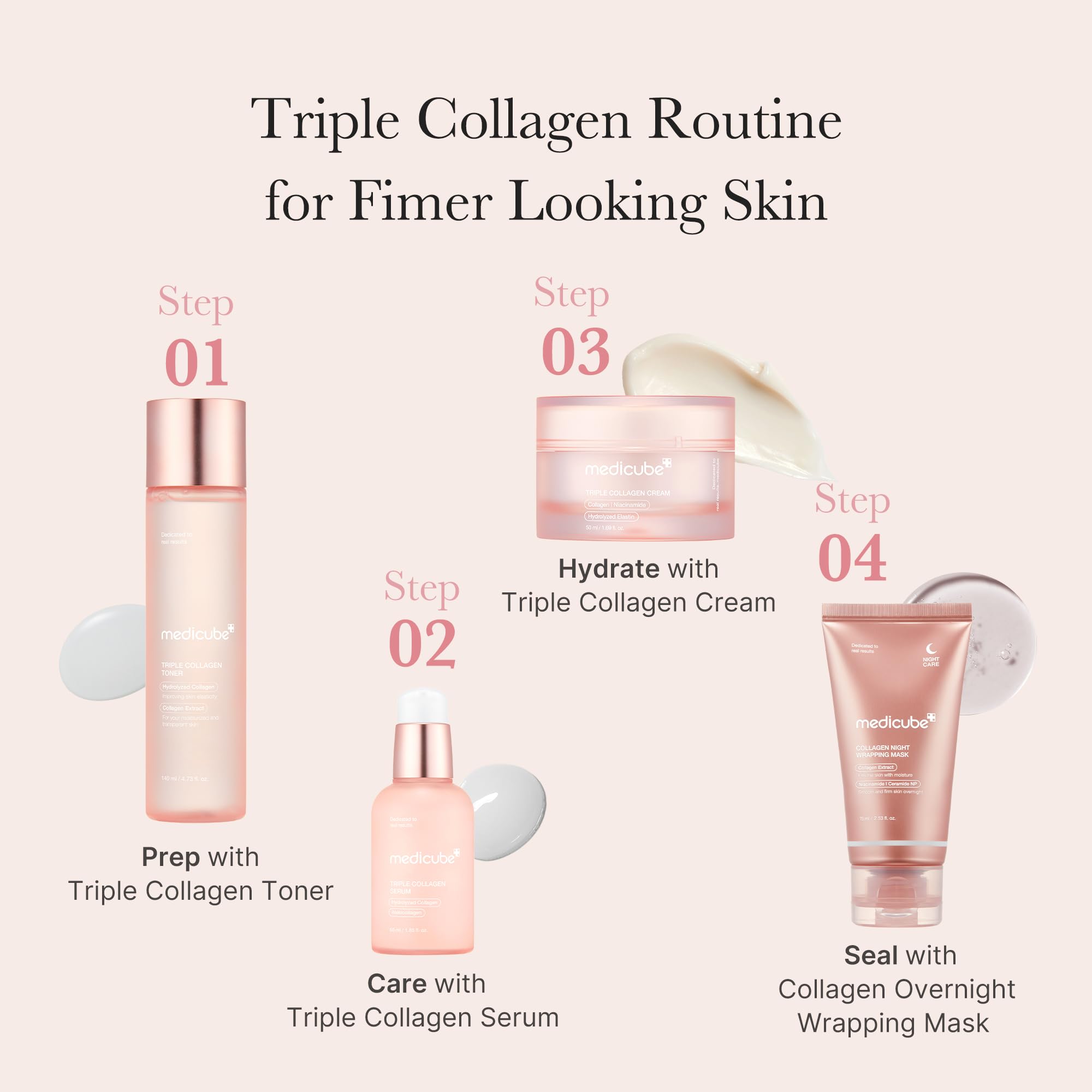 Medicube Triple Collagen Serum for Nourishment - medicube
