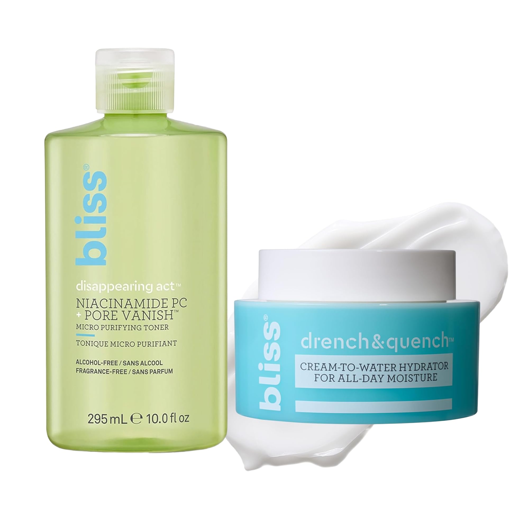 Bliss Dissapearing Act Niacinamide Toner + Drench & Quench Hyaluronic - View 2