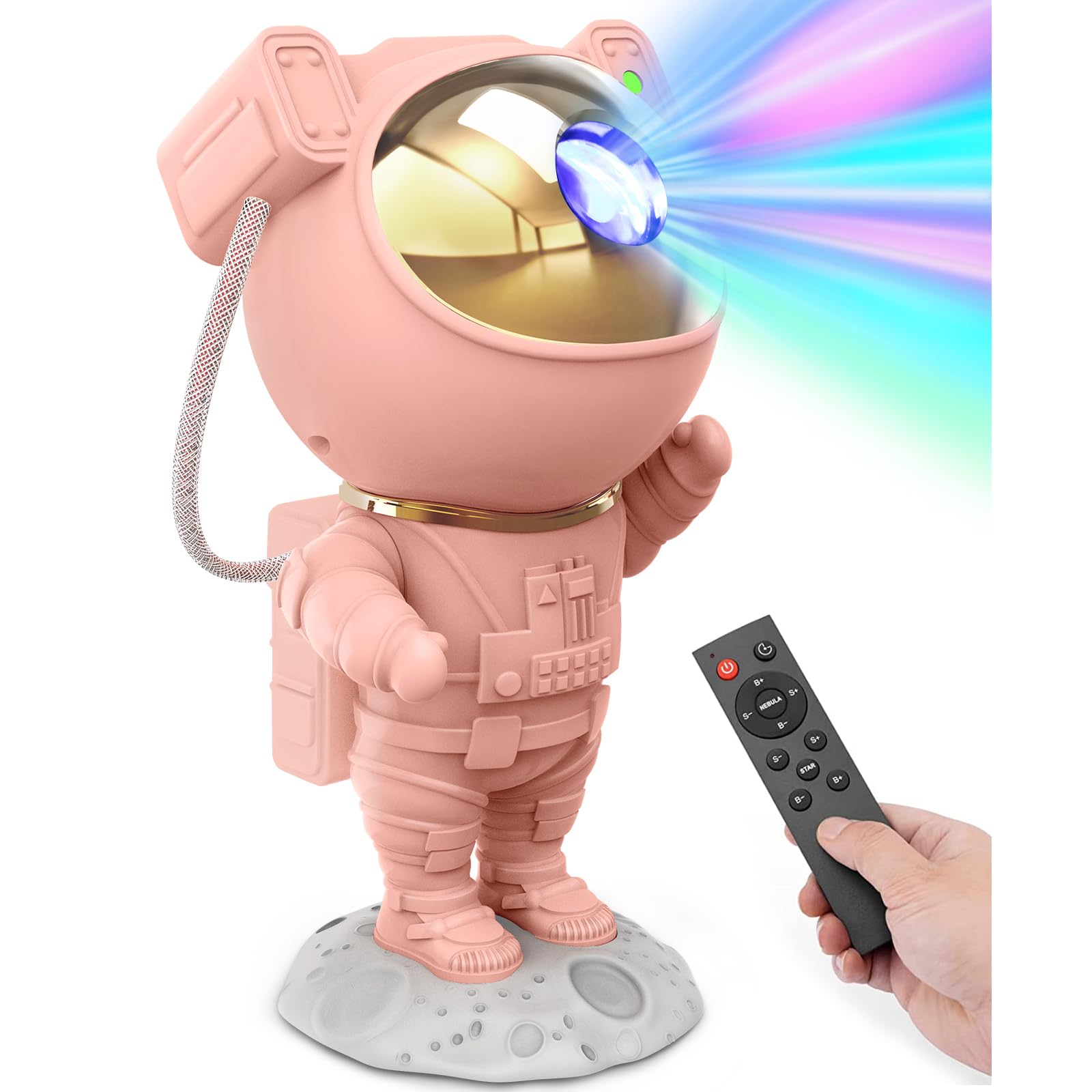 Mooyran Star Projector Galaxy Night Light - Astronaut Space Proje by Mooyran - Angle View 10