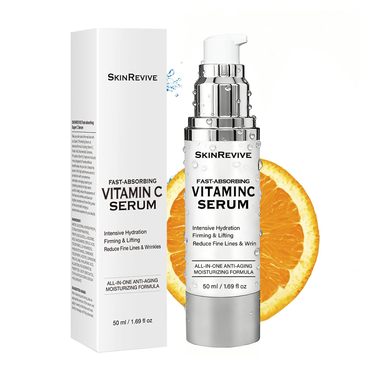 Super Vitamin C Face Serum for Women Over 70 Mature Skin - Anroha Official Imagery - 2