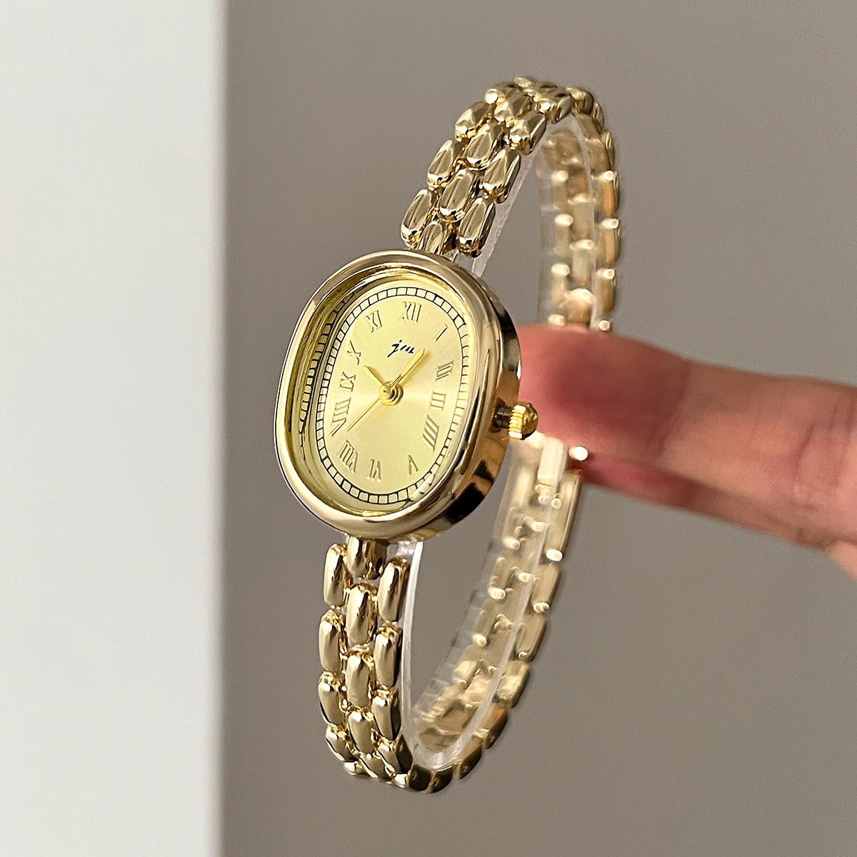 Women s Bracelet Watch Small Face Oval Quartz Analog - PASOY Official Imagery - 6