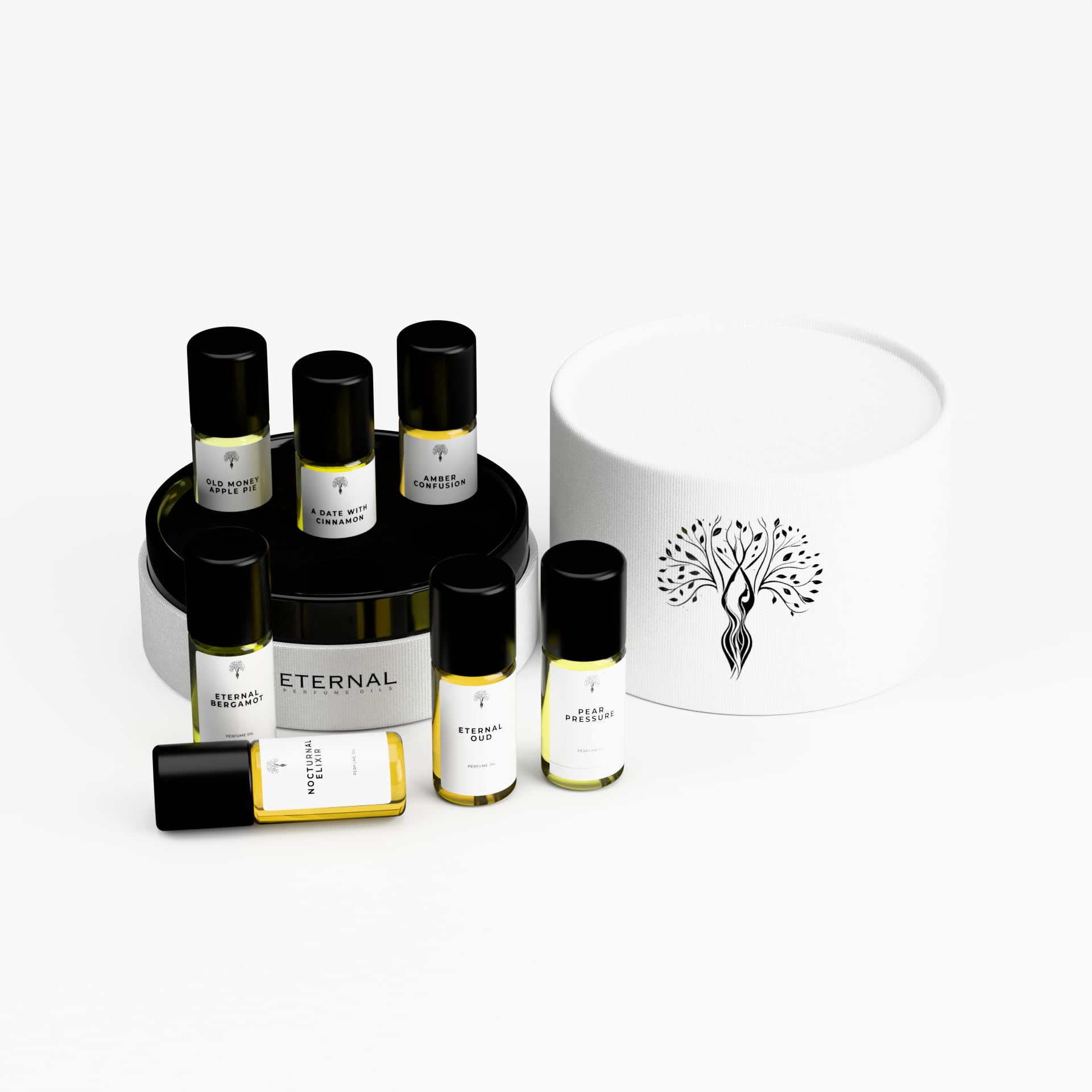 Eternal perfume oils Travel Size Mini Mist Gift Set 7 Piece - Product Imagery