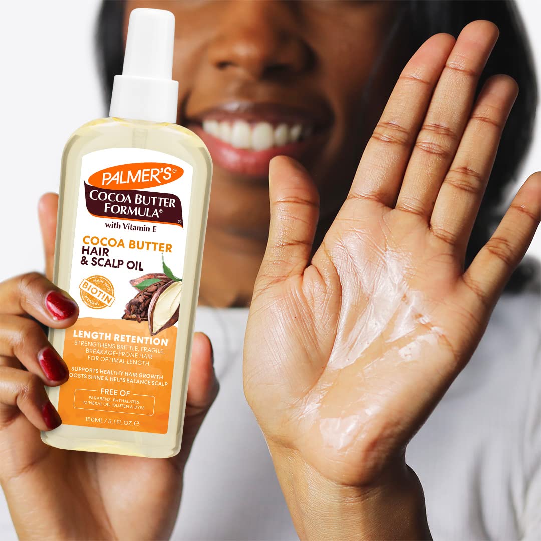 Palmer's Cocoa Butter & Biotin Length Retention Hair and Scalp Oil - Palmer's Official Product View 9